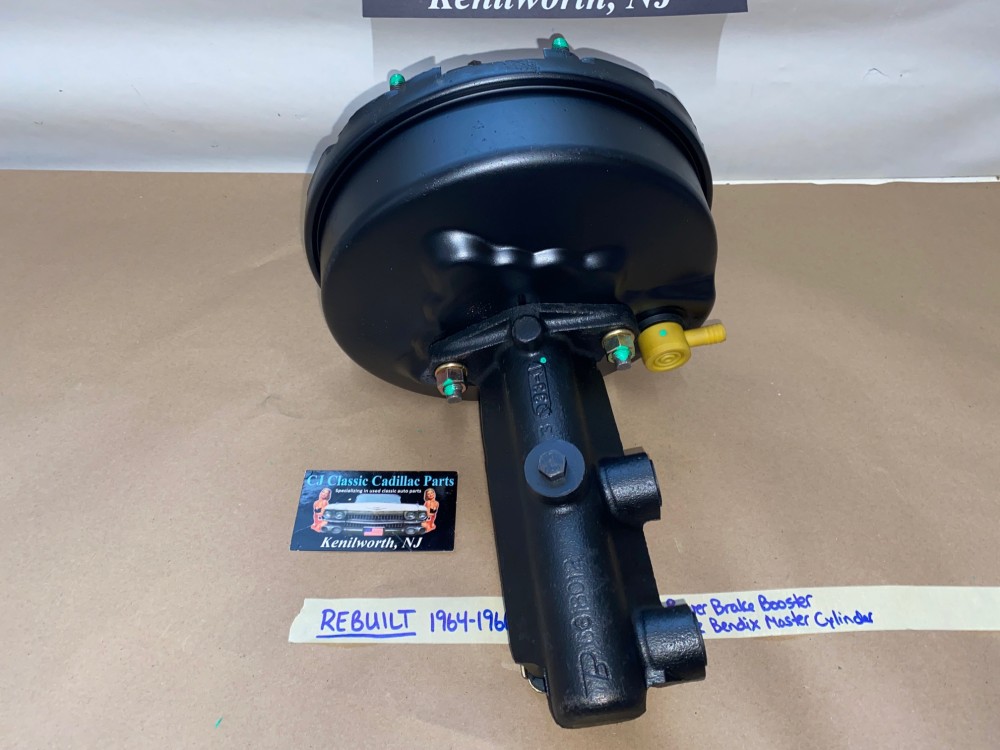 REBUILT OEM 1964 1965 1966 CADILLAC DEVILLE ELDORADO FLEETWOOD CALAIS BENDIX POWER BRAKE BOOSTER & OEM MASTER CYLINDER - Image 9