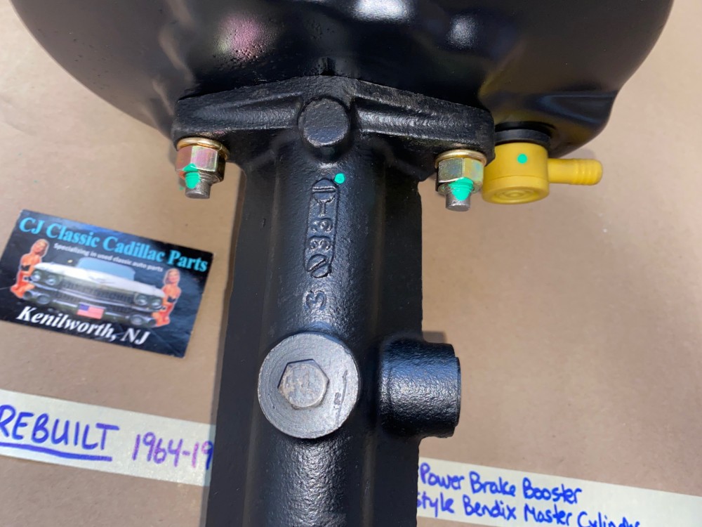 REBUILT OEM 1964 1965 1966 CADILLAC DEVILLE ELDORADO FLEETWOOD CALAIS BENDIX POWER BRAKE BOOSTER & OEM MASTER CYLINDER - Image 8