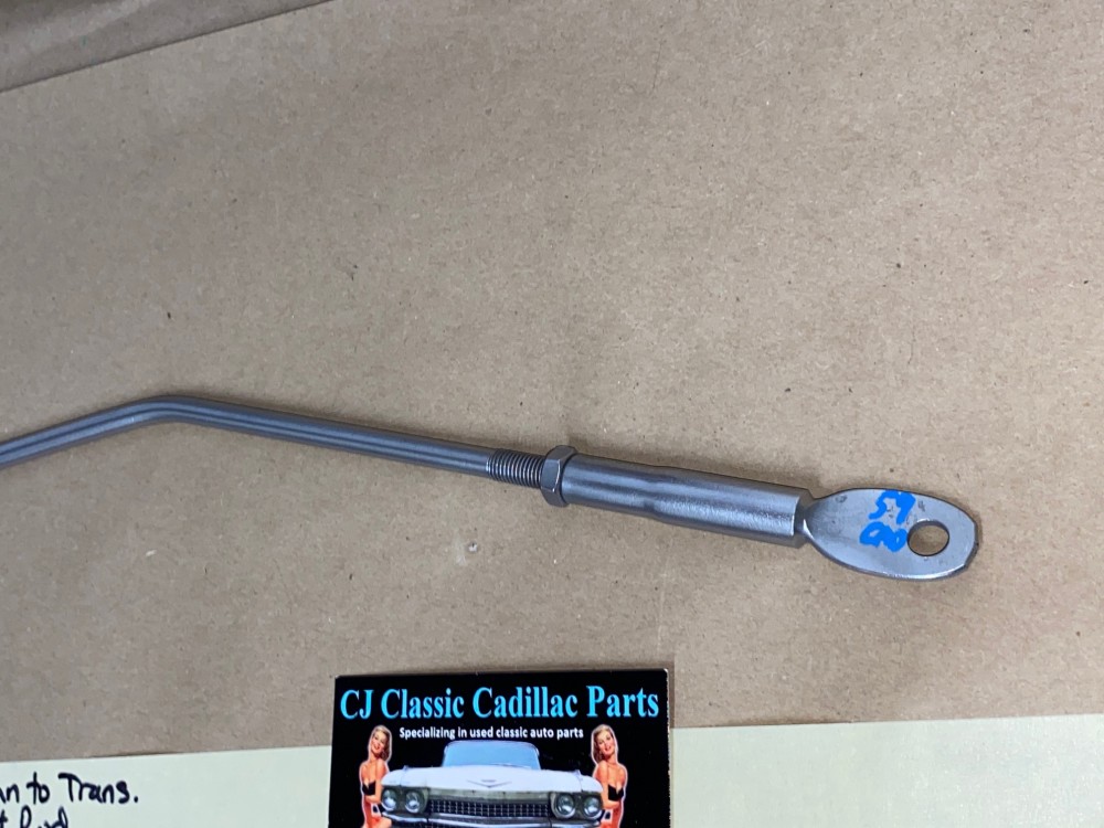 OEM 1959 Cadillac Deville Eldorado Fleetwood 390 ENGINE HYDRAMATIC TRANS STEERING COLUMN TO TRANSMISSION SHIFT SELECT ROD LINKAGE #1471388 - Image 12
