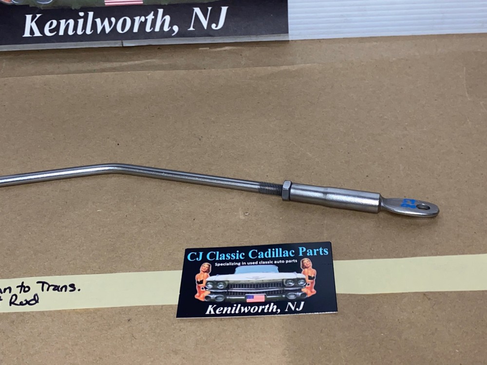 OEM 1959 Cadillac Deville Eldorado Fleetwood 390 ENGINE HYDRAMATIC TRANS STEERING COLUMN TO TRANSMISSION SHIFT SELECT ROD LINKAGE #1471388 - Image 13