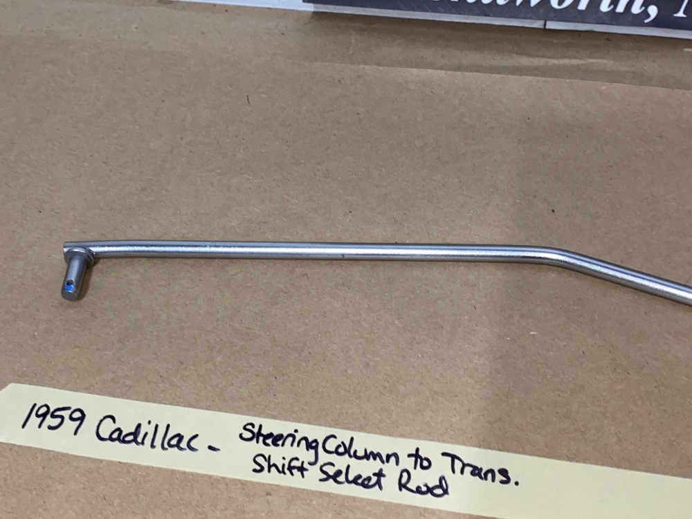 OEM 1959 Cadillac Deville Eldorado Fleetwood 390 ENGINE HYDRAMATIC TRANS STEERING COLUMN TO TRANSMISSION SHIFT SELECT ROD LINKAGE #1471388 - Image 14
