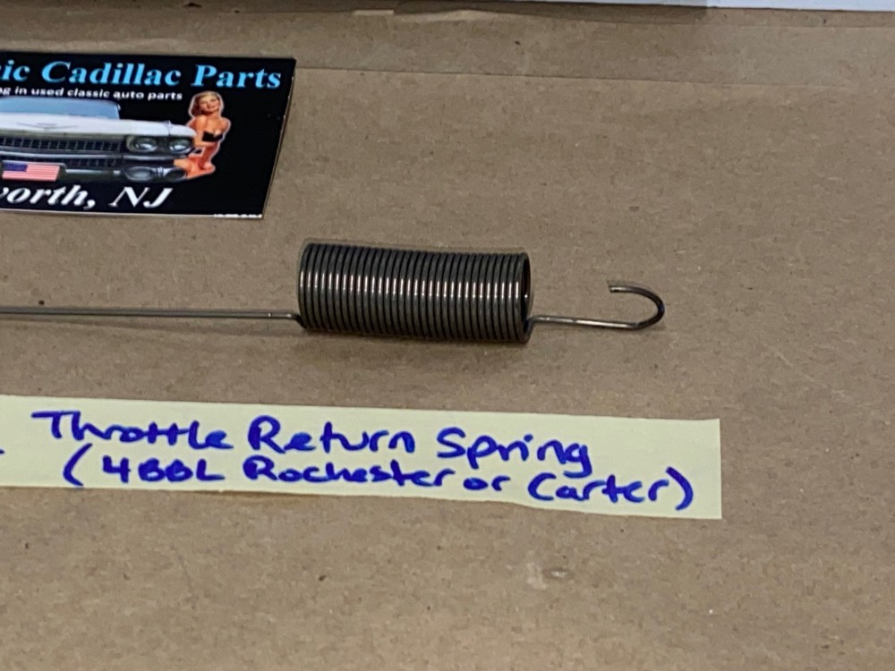 NEW 1957, 1961 1962 CADILLAC DEVILLE ELDORADO FLEETWOOD CARBURETOR ACCELERATOR THROTTLE RETURN SPRING (REPLACES GM#1467295) - Image 5