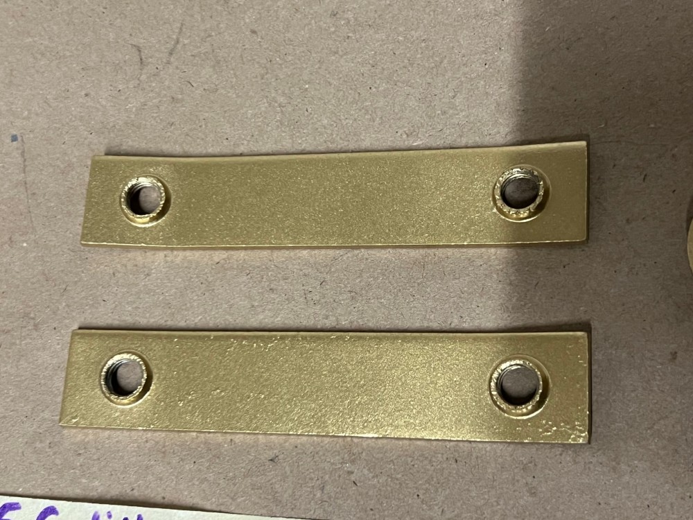 OEM 1963 1964 1965 1966 1967 1968 Cadillac Deville Fleetwood Calais 1963 1964 1965 1966 Eldorado INNER FENDER WHEEL WELL HOOD HINGE BRACKET MOUNTING STRAP RETAINERS #3511807 - Image 10