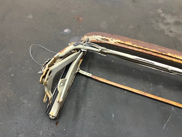 OEM 1963 1964 Cadillac Eldorado Deville Fleetwood Convertible Top Frame - Image 20
