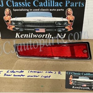 OEM 1974 1975 1976 Cadillac Eldorado RIGHT PASSENGER SIDE REAR BUMPER END MARKER PARK LIGHT #912162/5949158/5948392
