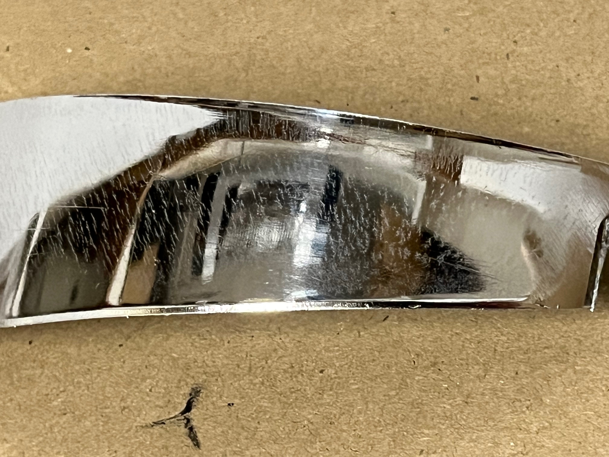 OEM 1960 Cadillac Deville Eldorado Fleetwood LEFT SIDE HEADLIGHT BUCKET HOUSING CHROME TRIM HOOD EXTENSION MOLDING #1473377/#3511912 - Image 11