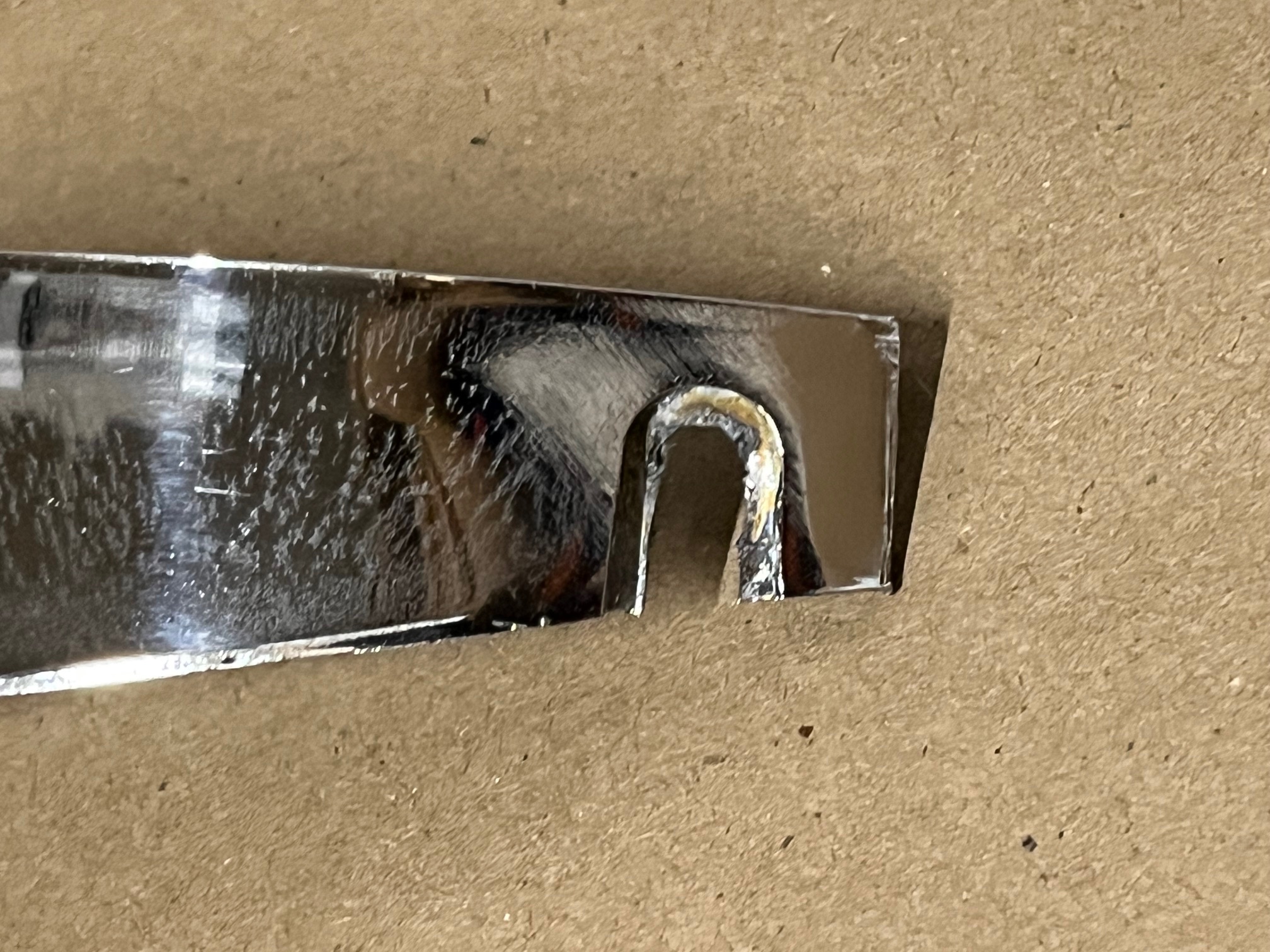 OEM 1960 Cadillac Deville Eldorado Fleetwood LEFT SIDE HEADLIGHT BUCKET HOUSING CHROME TRIM HOOD EXTENSION MOLDING #1473377/#3511912 - Image 10