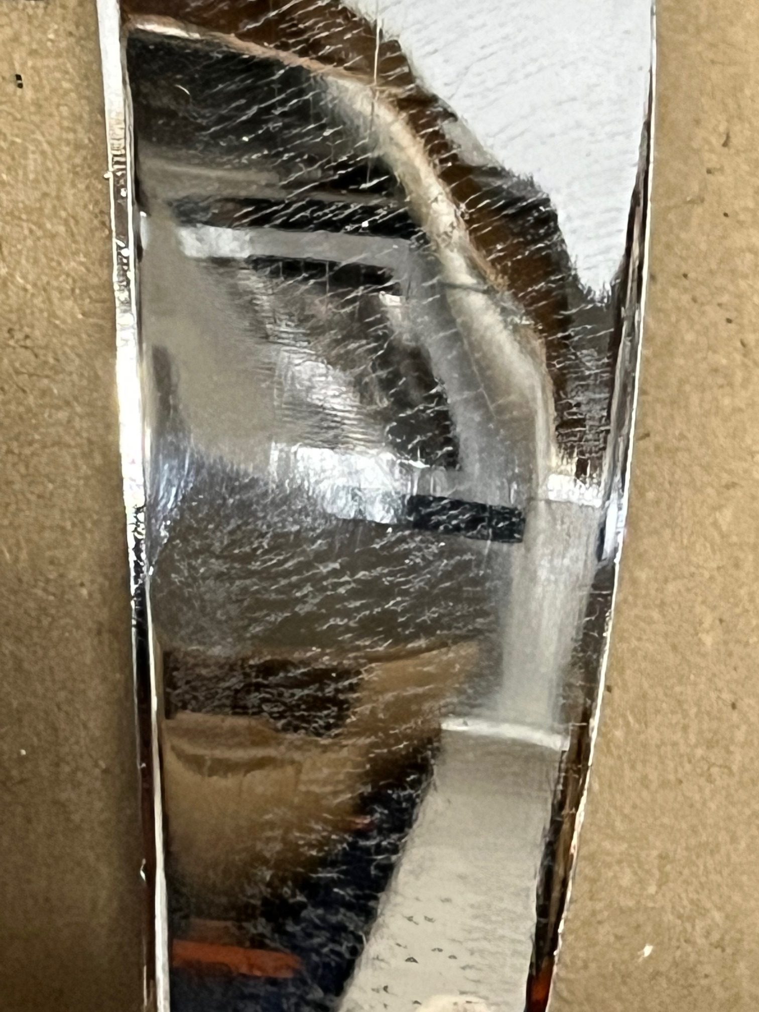 OEM 1960 Cadillac Deville Eldorado Fleetwood LEFT SIDE HEADLIGHT BUCKET HOUSING CHROME TRIM HOOD EXTENSION MOLDING #1473377/#3511912 - Image 2