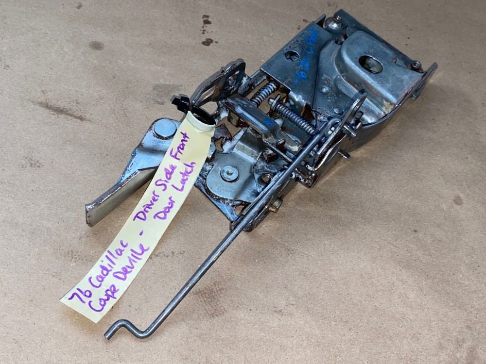 OEM 1976 Cadillac Coupe Deville 1976 1977 1978 Eldorado LEFT DRIVER SIDE FRONT DOOR LATCH #20005893 - Image 16