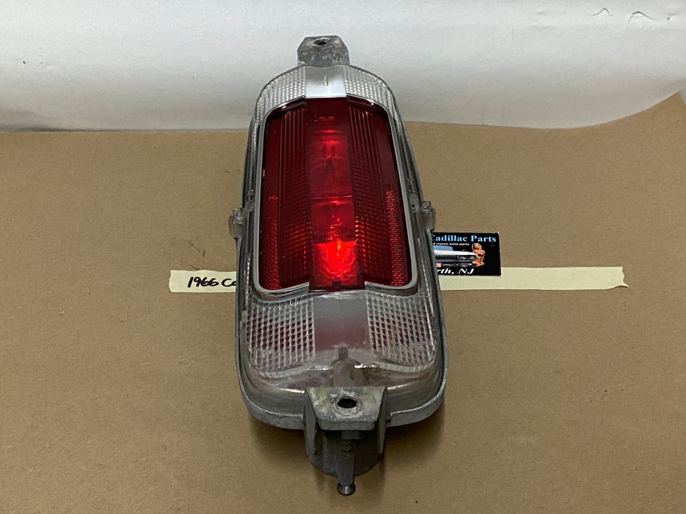 OEM 1966 Cadillac Deville Eldorado Fleetwood Calais REAR BUMPER TAIL LIGHT BRAKE REVERSE LIGHT LENS HOUSING #5957504/#5957531/#5957346/#911046 - Image 19