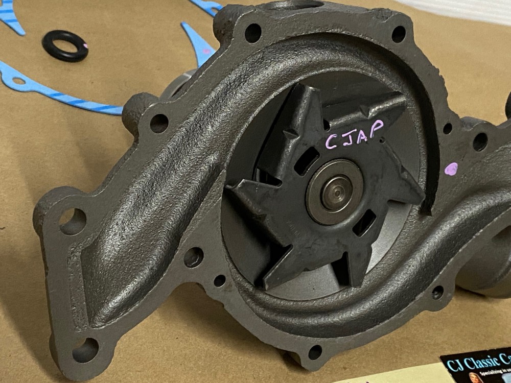 USA REBUILT CAST IRON 1966 1967 CADILLAC ELDORADO DEVILLE FLEETWOOD CALAIS WATER PUMP SINGLE OUTLET WITH GASKET & SEAL - Image 9