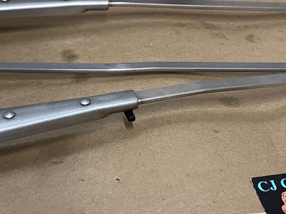 OEM 1969 1970 Cadillac Deville Fleetwood Calais WINDSHIELD WIPER ARMS - LEFT & RIGHT #1491468 RH/#481201 LH - Image 19