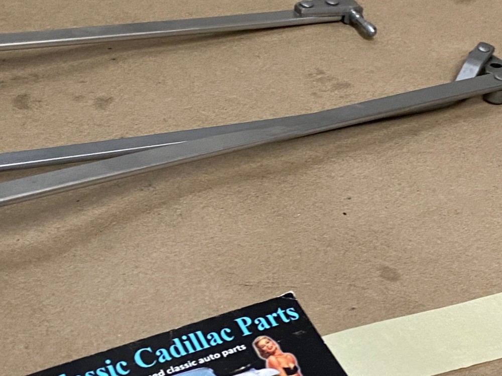 OEM 1969 1970 Cadillac Deville Fleetwood Calais WINDSHIELD WIPER ARMS - LEFT & RIGHT #1491468 RH/#481201 LH - Image 17