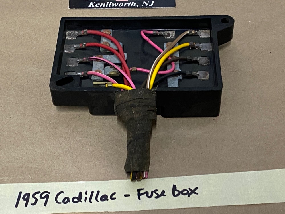 OEM 1959 1960 Cadillac Deville Eldorado Fleetwood UNDER DASH FUSE BOX PANEL - Image 14