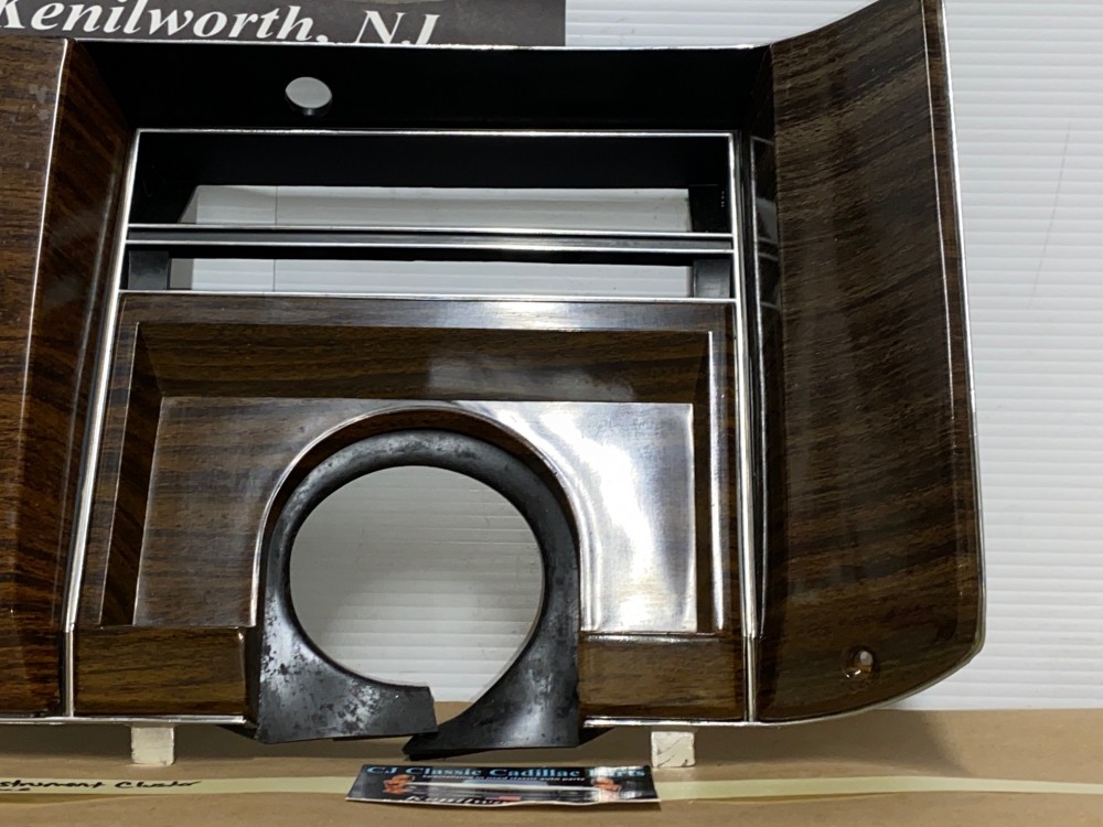 OEM 1977 1978 1979 1980 Cadillac Deville Fleetwood DASH SPEEDOMETER INSTRUMENT CLUSTER WOODGRAIN BEZEL W/ VENT #1609878/#9760113-1 - Image 10
