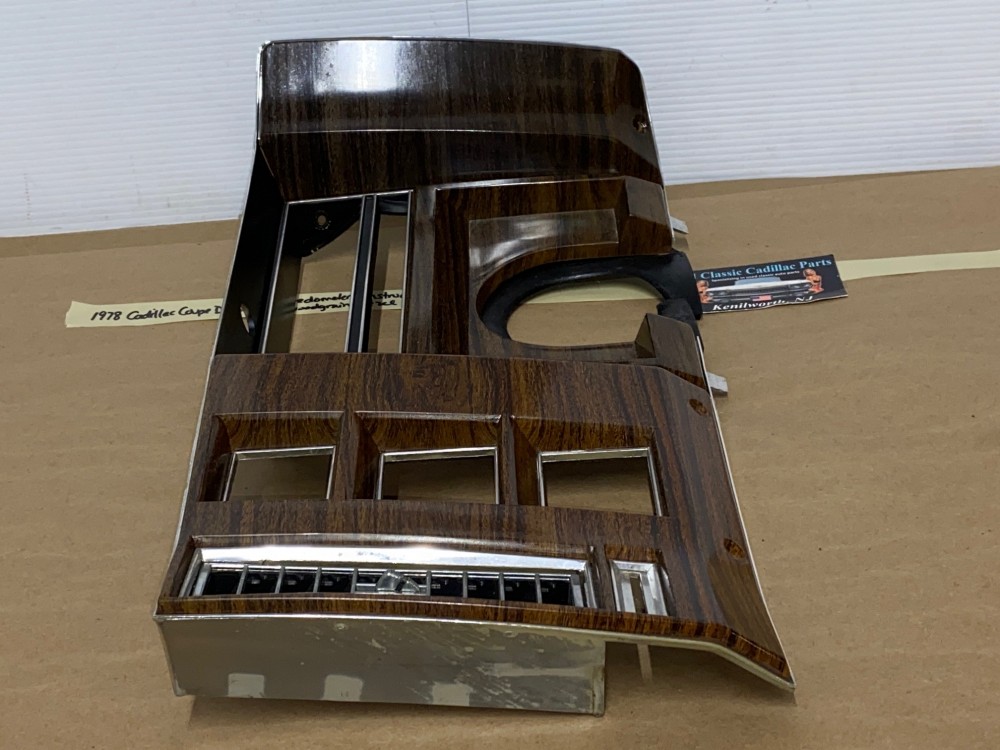 OEM 1977 1978 1979 1980 Cadillac Deville Fleetwood DASH SPEEDOMETER INSTRUMENT CLUSTER WOODGRAIN BEZEL W/ VENT #1609878/#9760113-1 - Image 12