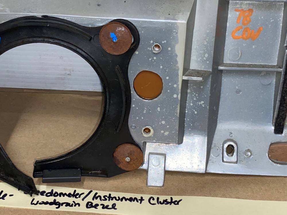 OEM 1977 1978 1979 1980 Cadillac Deville Fleetwood DASH SPEEDOMETER INSTRUMENT CLUSTER WOODGRAIN BEZEL W/ VENT #1609878/#9760113-1 - Image 19