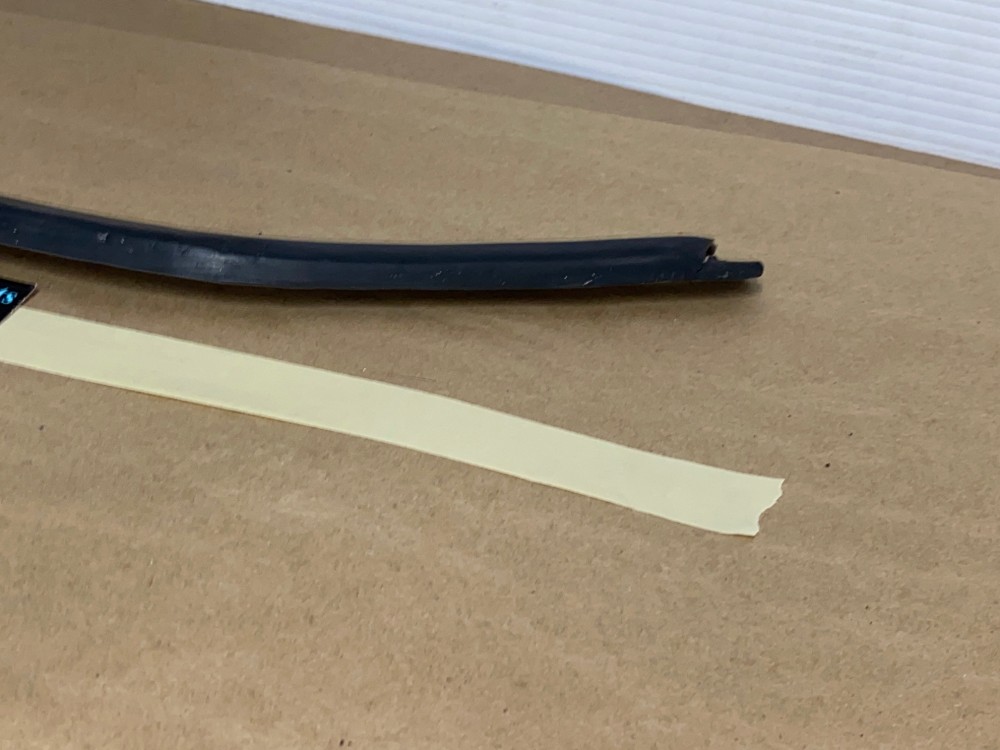 OEM 1965 Cadillac Deville Calis Eldorado LEFT DRIVER SIDE RUBBER QUARTER PANEL TO REAR BUMPER END FILLERS #1484557 - Image 6