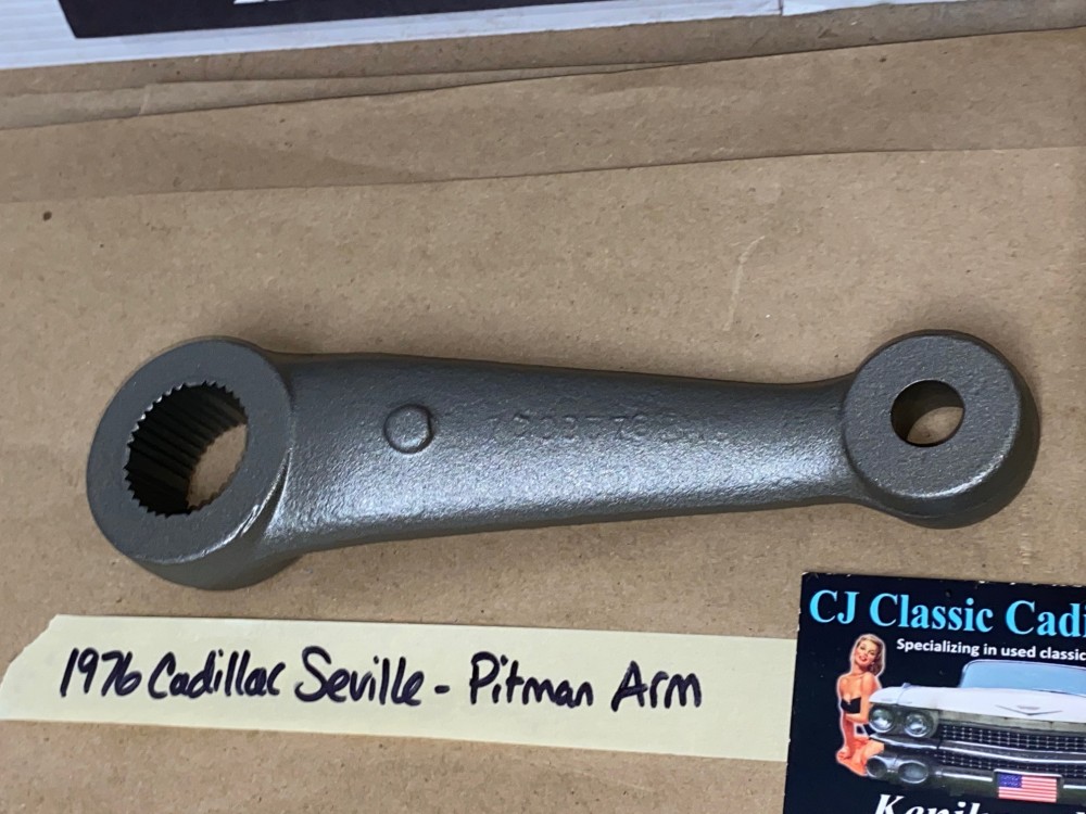 OEM 1976 1977 1978 1979 Cadillac Seville POWER STEERING PITMAN ARM #7809576/#7837647/#7809576 - Image 3