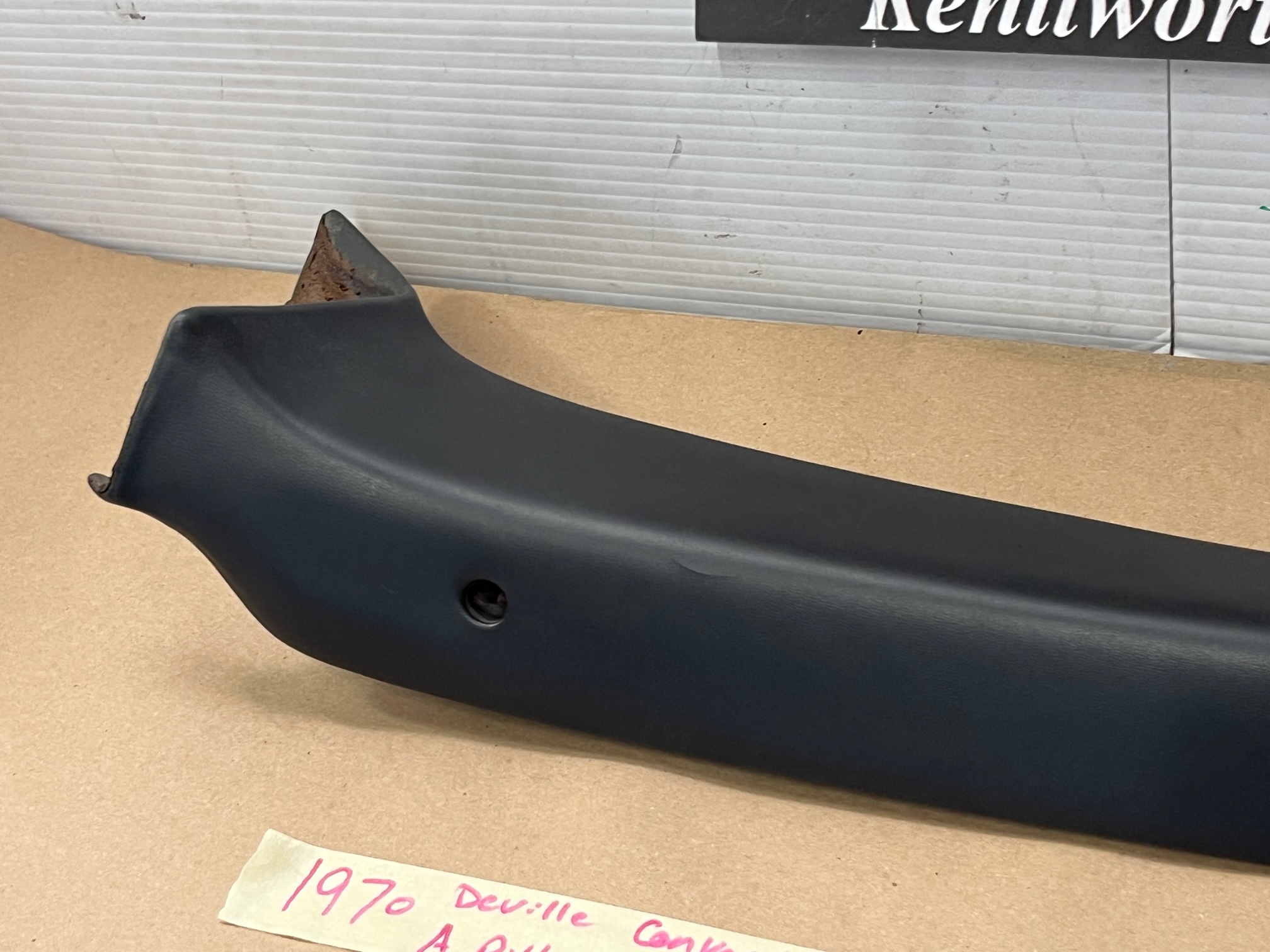 OEM 1969 1970 Cadillac Deville Convertible RIGHT DRIVER SIDE INTERIOR WINDSHIELD POST A PILLAR TRIM - Image 4
