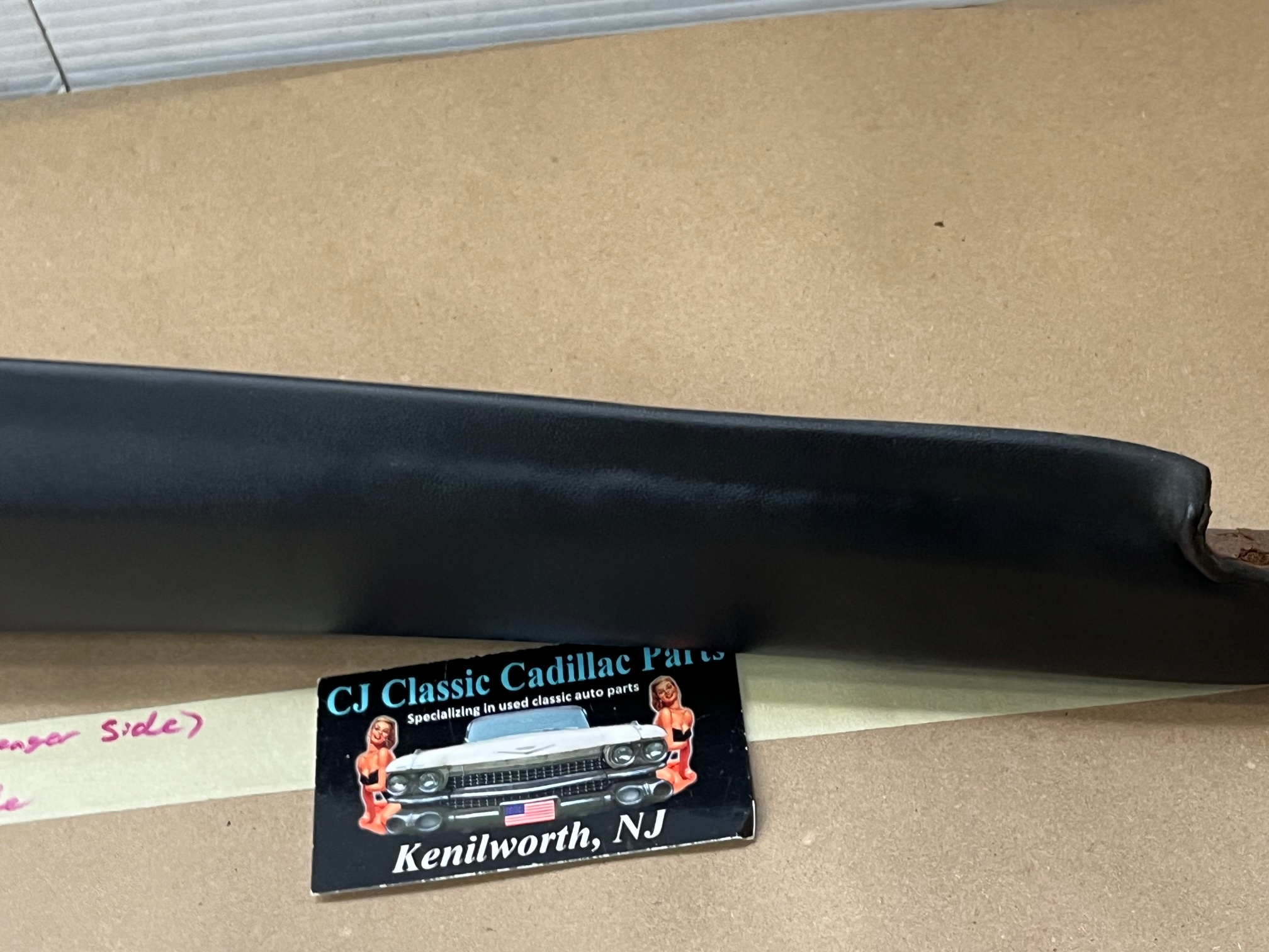 OEM 1969 1970 Cadillac Deville Convertible RIGHT DRIVER SIDE INTERIOR WINDSHIELD POST A PILLAR TRIM - Image 8