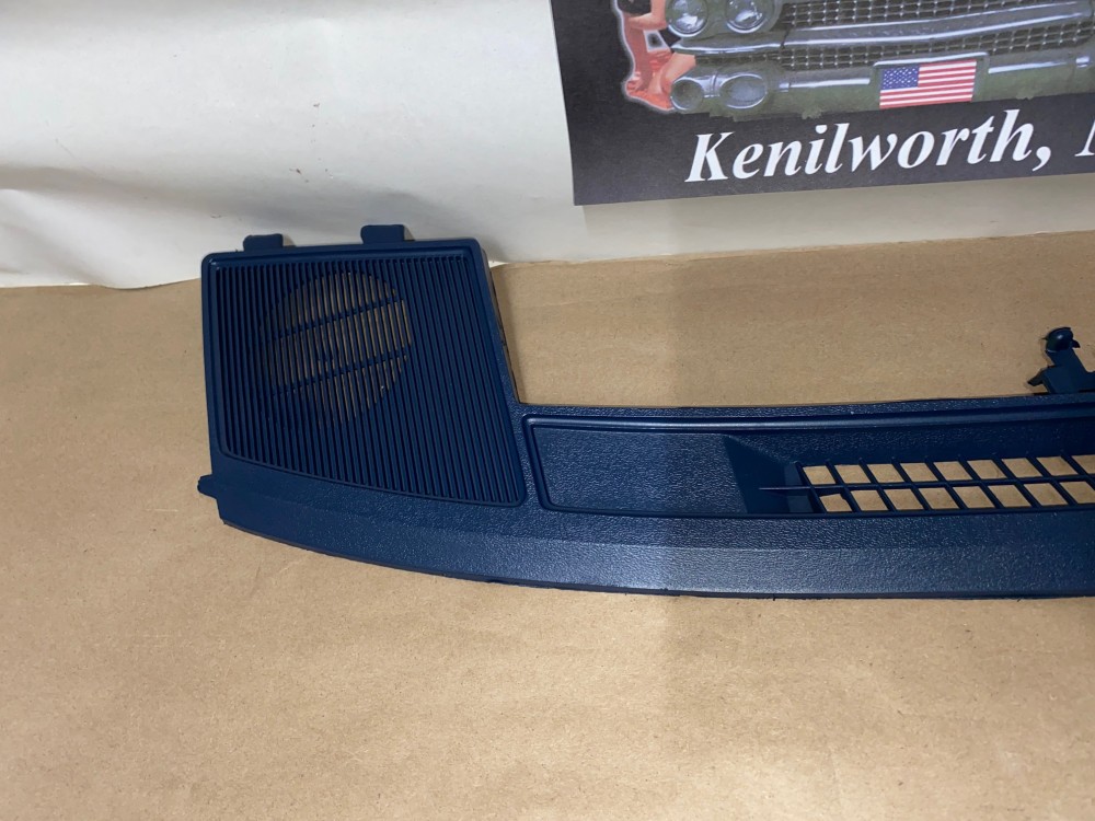 OEM 1971 1972 1973 Cadillac Deville Calais Fleetwood Eldorado DASH DEFROSTER SPEAKER GRILL VENT TRIM *DARK BLUE* #1600717 (Right)/ #1600702 (Left) - Image 14