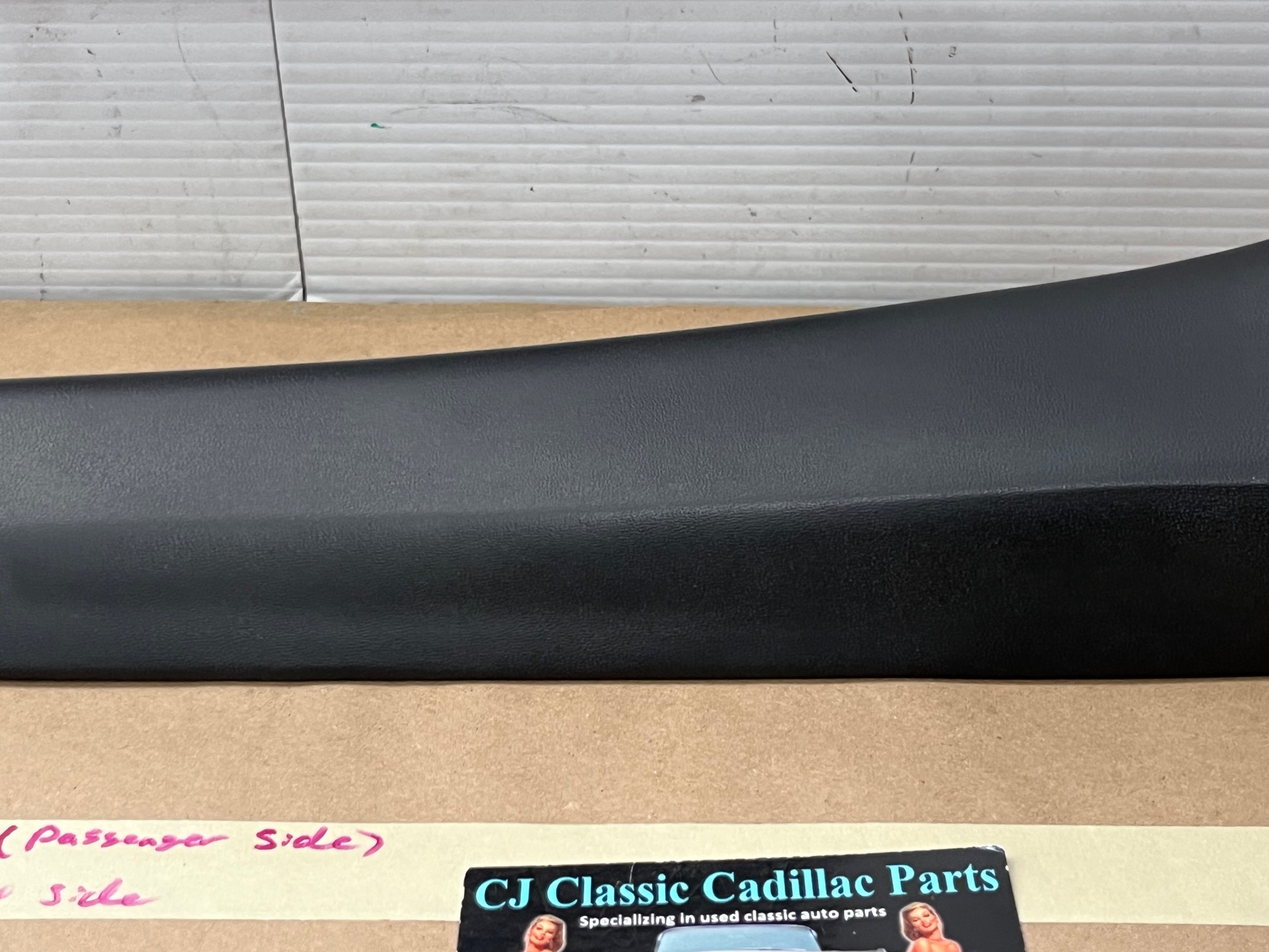 OEM 1969 1970 Cadillac Deville Convertible RIGHT DRIVER SIDE INTERIOR WINDSHIELD POST A PILLAR TRIM - Image 20