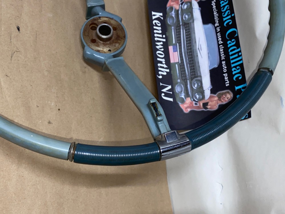 OEM 1963 1964 CADILLAC DEVILLE ELDORADO FLEETWOOD TILT STEERING COLUMN WHEEL #9740656 - Image 5
