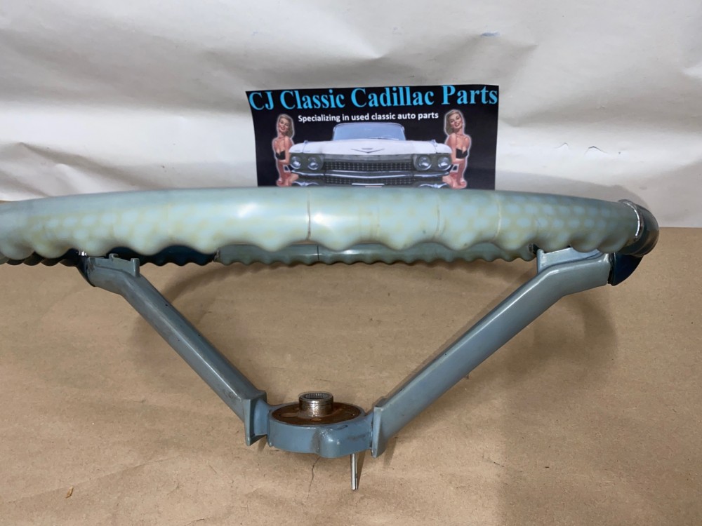 OEM 1963 1964 CADILLAC DEVILLE ELDORADO FLEETWOOD TILT STEERING COLUMN WHEEL #9740656 - Image 15