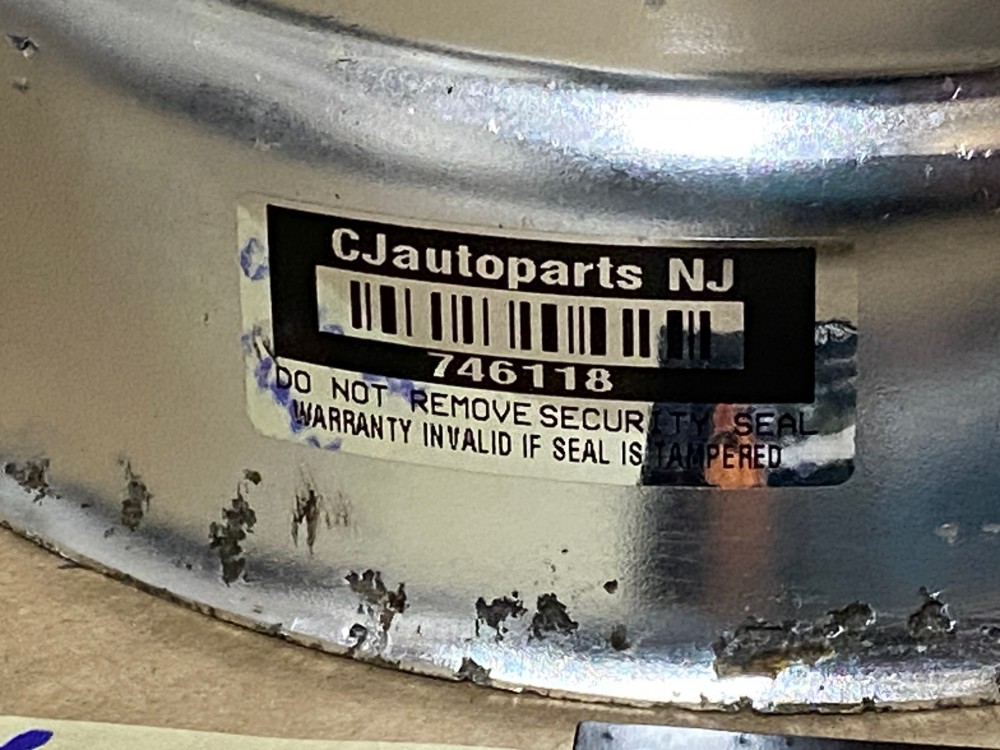 OEM 1961 Cadillac Deville Eldorado Fleetwood FRONT BUMPER TURN SIGNAL BEZEL ESCUTCHEON TRIM #1475503 - Image 8