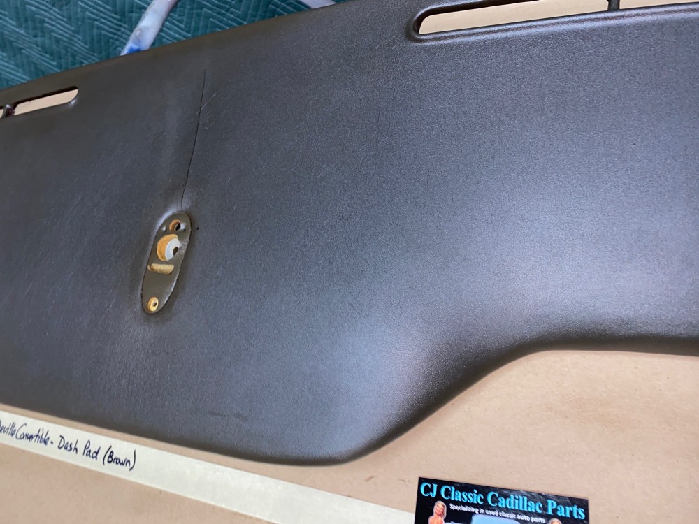 OEM 1961 1962 Cadillac Deville Eldorado Fleetwood TOP DASH PAD DASHBOARD (Dark Brown) - Image 4