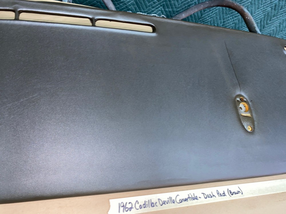 OEM 1961 1962 Cadillac Deville Eldorado Fleetwood TOP DASH PAD DASHBOARD (Dark Brown) - Image 6