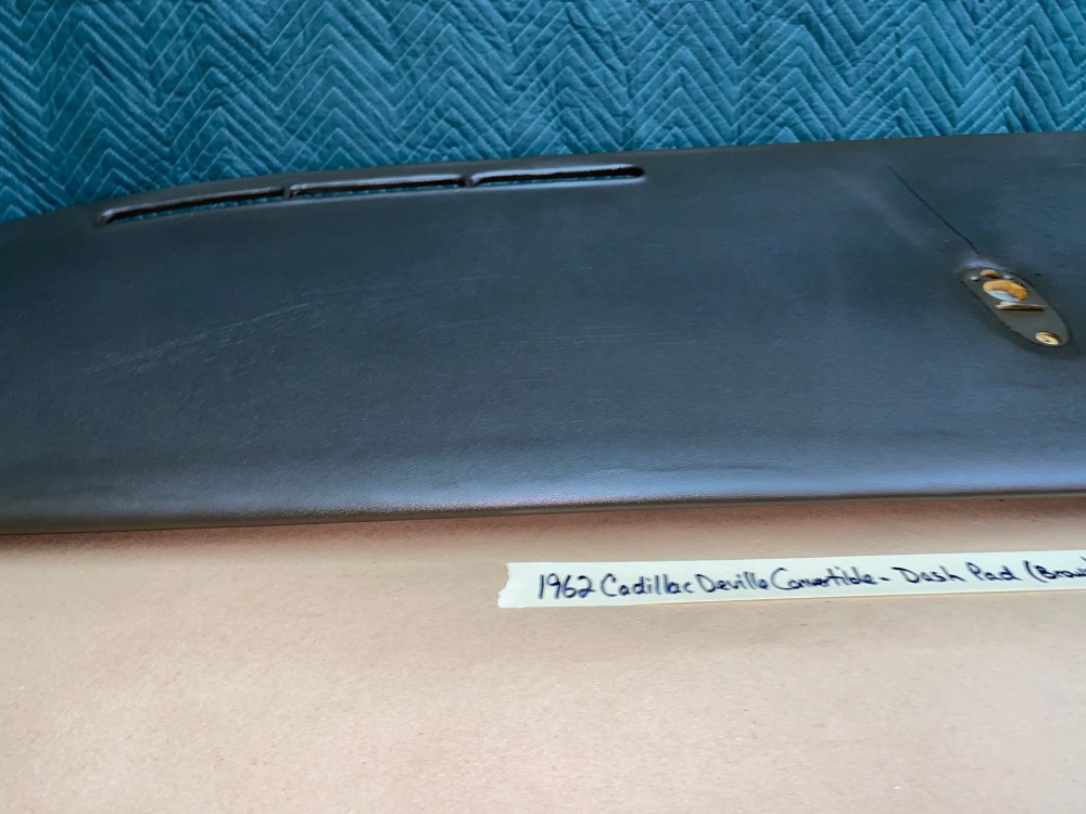 OEM 1961 1962 Cadillac Deville Eldorado Fleetwood TOP DASH PAD DASHBOARD (Dark Brown) - Image 11