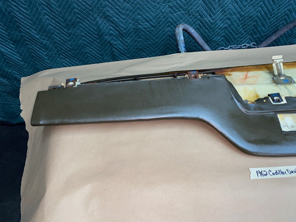 OEM 1961 1962 Cadillac Deville Eldorado Fleetwood TOP DASH PAD DASHBOARD (Dark Brown) - Image 16