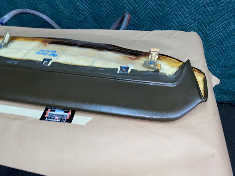 OEM 1961 1962 Cadillac Deville Eldorado Fleetwood TOP DASH PAD DASHBOARD (Dark Brown) - Image 19