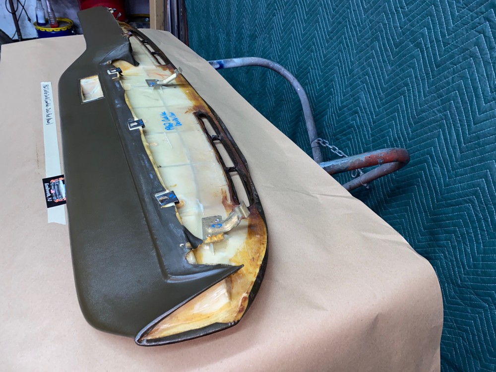 OEM 1961 1962 Cadillac Deville Eldorado Fleetwood TOP DASH PAD DASHBOARD (Dark Brown) - Image 20