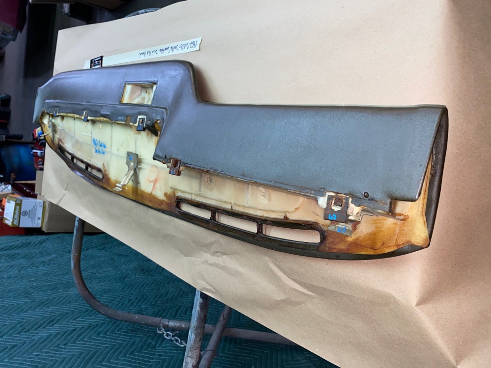 OEM 1961 1962 Cadillac Deville Eldorado Fleetwood TOP DASH PAD DASHBOARD (Dark Brown) - Image 21