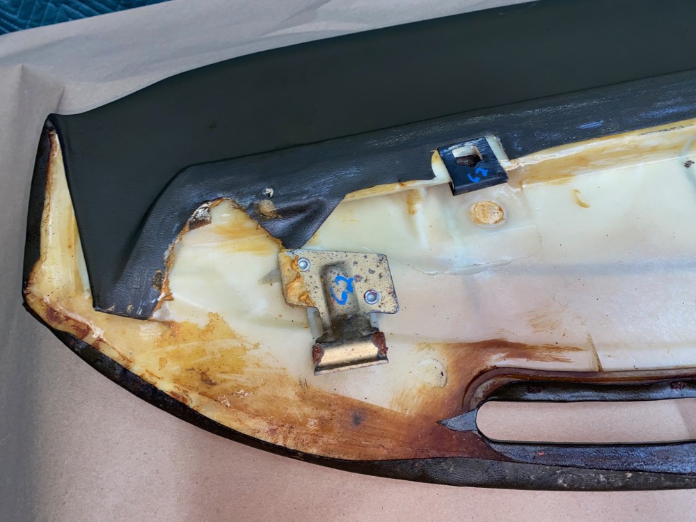 OEM 1961 1962 Cadillac Deville Eldorado Fleetwood TOP DASH PAD DASHBOARD (Dark Brown) - Image 22
