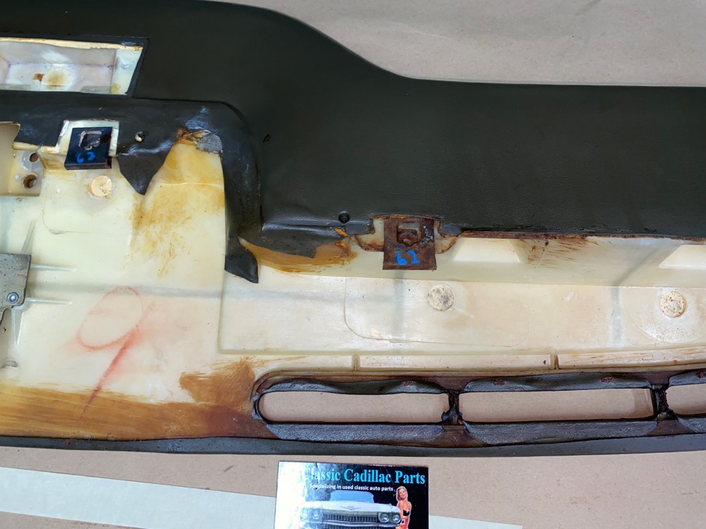 OEM 1961 1962 Cadillac Deville Eldorado Fleetwood TOP DASH PAD DASHBOARD (Dark Brown) - Image 27
