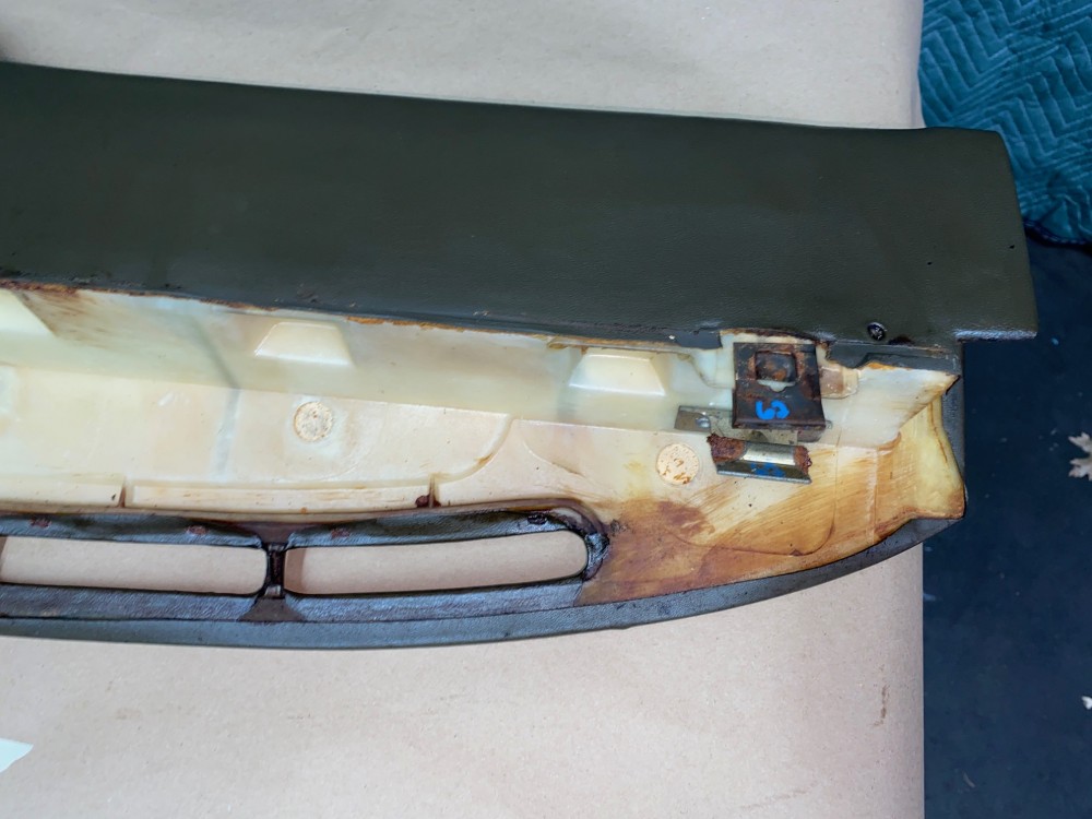 OEM 1961 1962 Cadillac Deville Eldorado Fleetwood TOP DASH PAD DASHBOARD (Dark Brown) - Image 28
