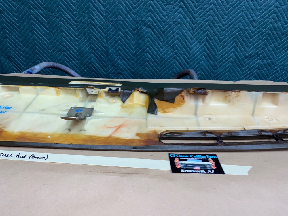 OEM 1961 1962 Cadillac Deville Eldorado Fleetwood TOP DASH PAD DASHBOARD (Dark Brown) - Image 30