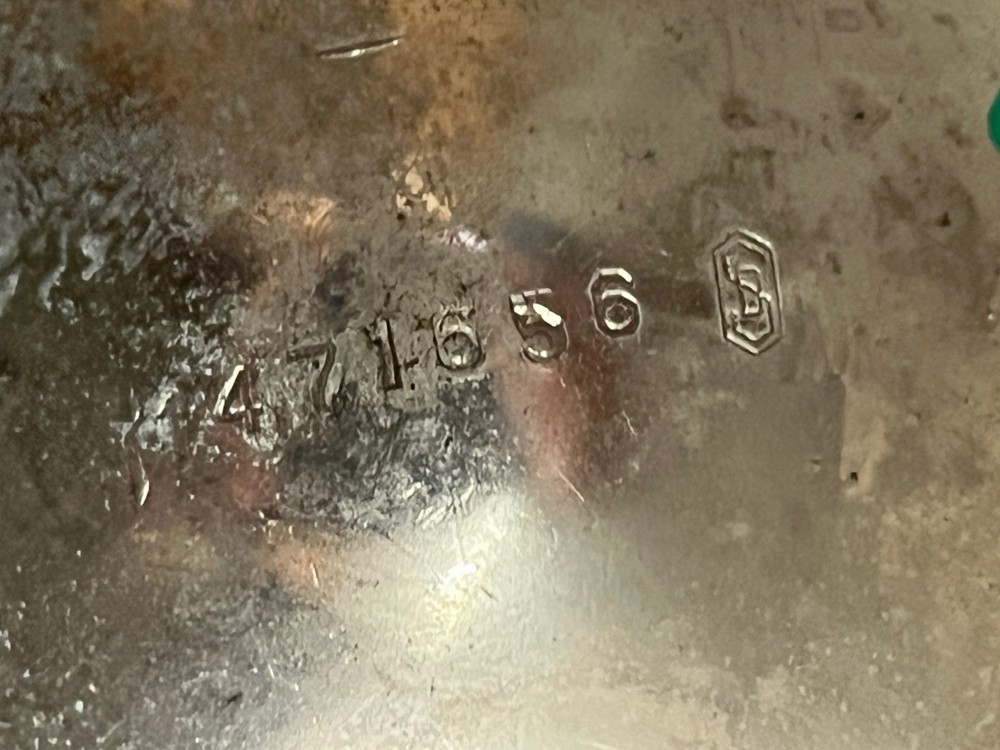 OEM 1959 Cadillac Deville Eldorado Fleetwood STEERING WHEEL CHROME HORN BUTTON TRIM WITH EMBLEM #1471656 - Image 2