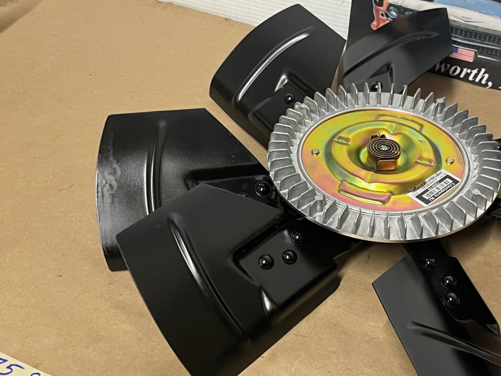 Restored 1974 1975 1976 Cadillac Deville Eldorado Fleetwood Calais 472/500 A/C Cooling Engine 7-BLADE FAN WITH NEW CLUTCH - Image 12
