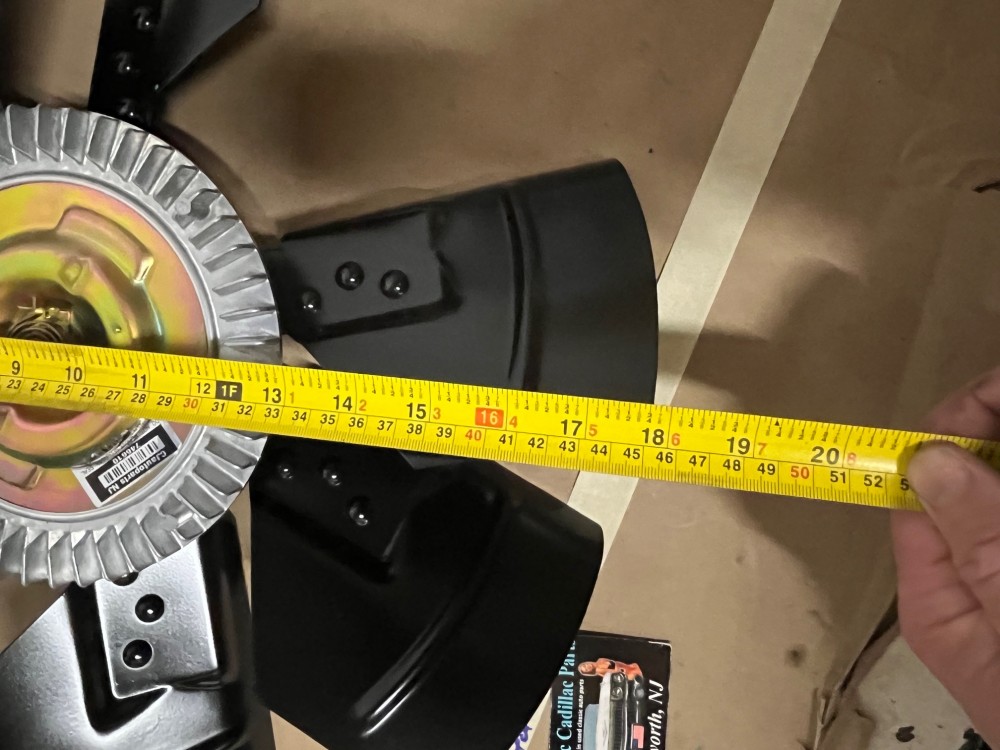 Restored 1974 1975 1976 Cadillac Deville Eldorado Fleetwood Calais 472/500 A/C Cooling Engine 7-BLADE FAN WITH NEW CLUTCH - Image 8