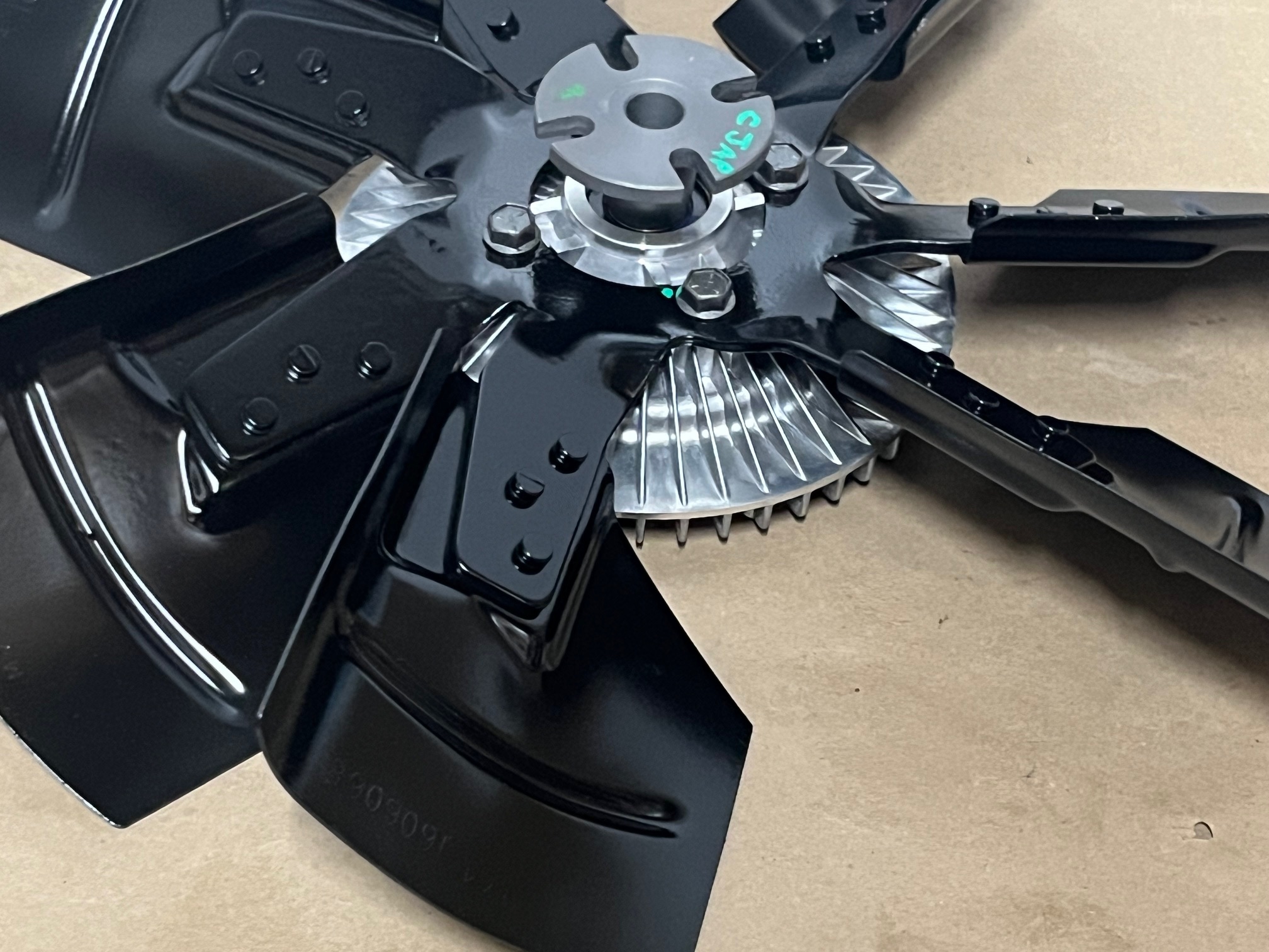Restored 1974 1975 1976 Cadillac Deville Eldorado Fleetwood Calais 472/500 A/C Cooling Engine 7-BLADE FAN WITH NEW CLUTCH - Image 5