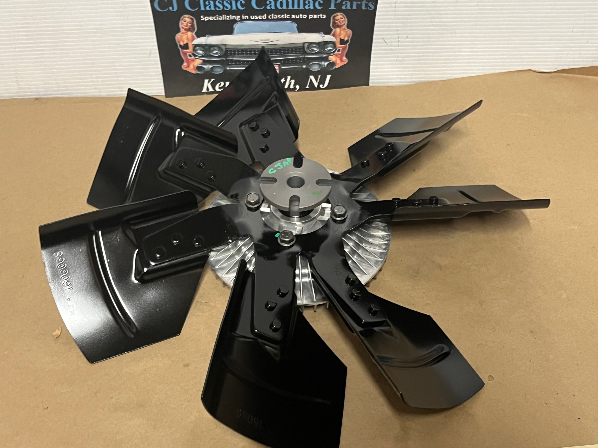 Restored 1974 1975 1976 Cadillac Deville Eldorado Fleetwood Calais 472/500 A/C Cooling Engine 7-BLADE FAN WITH NEW CLUTCH - Image 3
