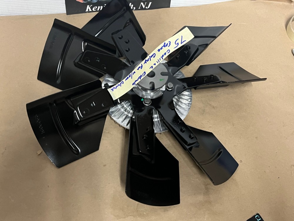 Restored 1974 1975 1976 Cadillac Deville Eldorado Fleetwood Calais 472/500 A/C Cooling Engine 7-BLADE FAN WITH NEW CLUTCH - Image 2