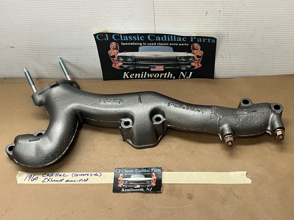 OEM 1957 1959 1960 CADILLAC DEVILLE ELDORADO FLEETWOOD 390 ENGINE LEFT DRIVER SIDE EXHAUST MANIFOLD #1464237 - Image 12