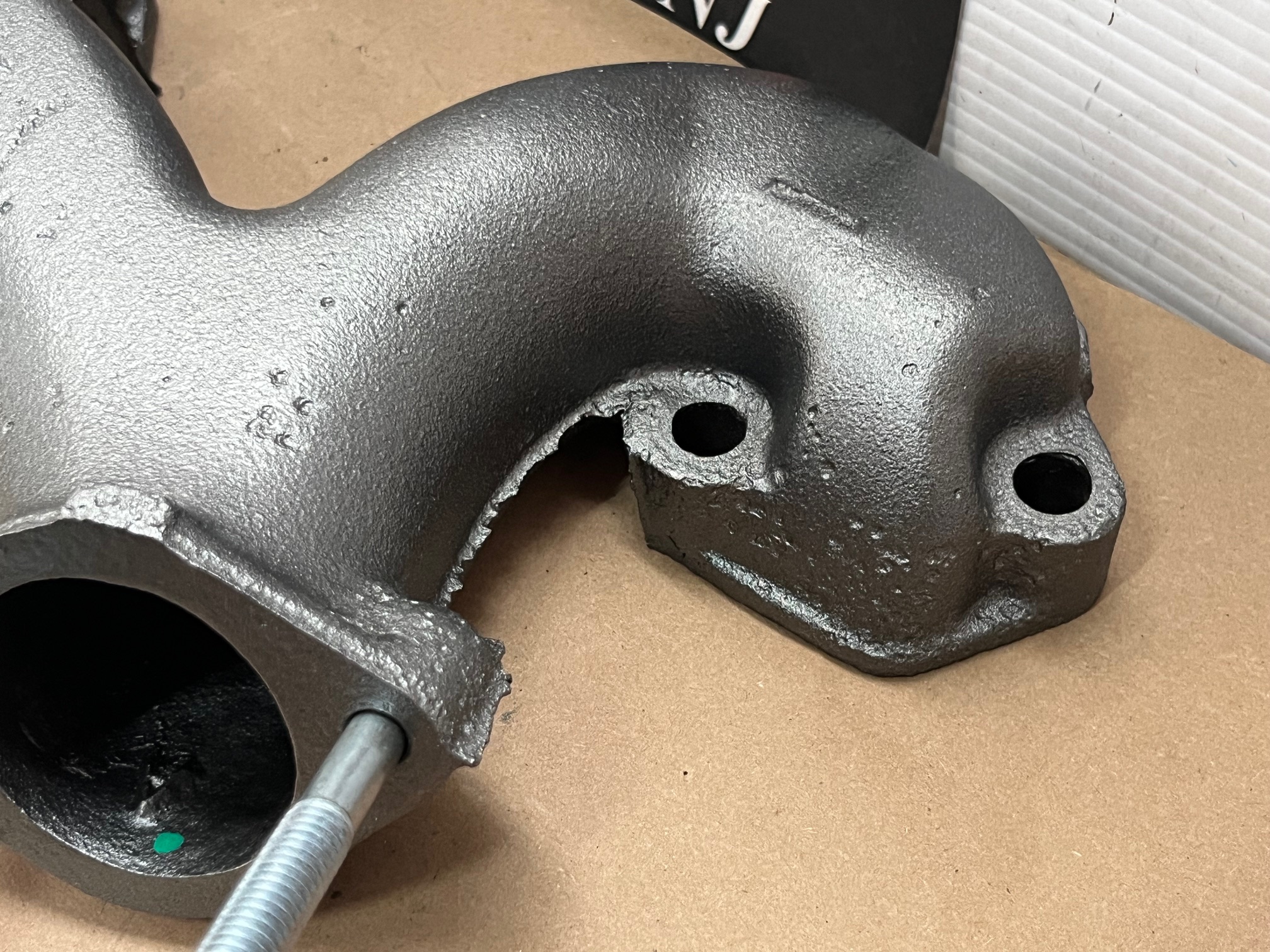 OEM 1957 1959 1960 CADILLAC DEVILLE ELDORADO FLEETWOOD 390 ENGINE LEFT DRIVER SIDE EXHAUST MANIFOLD #1464237 - Image 3