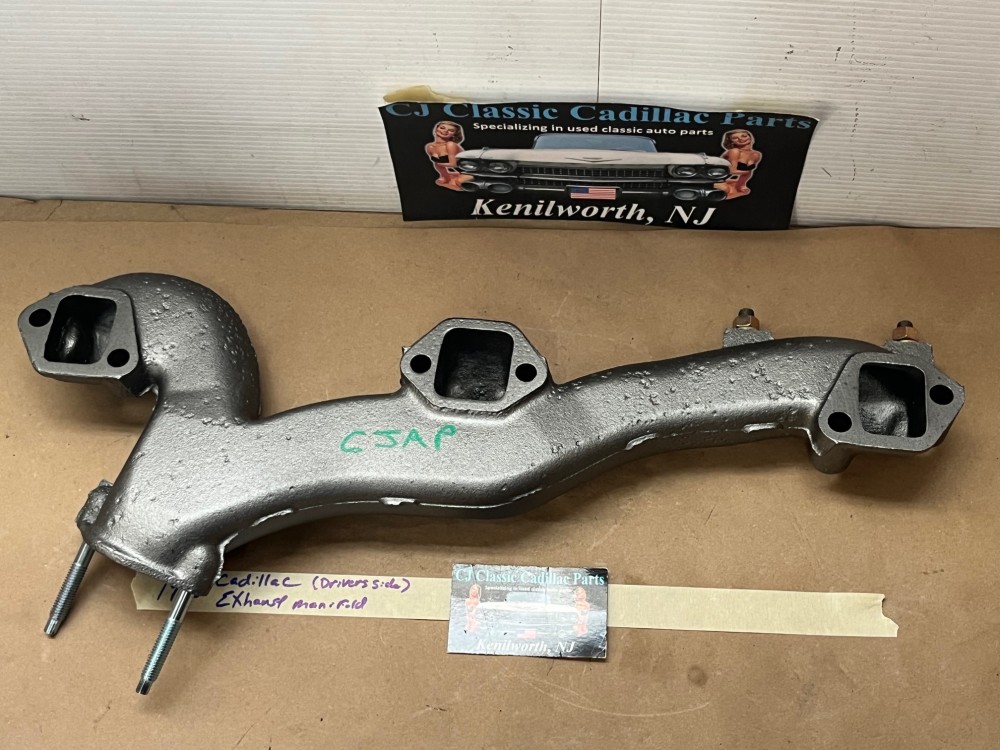 OEM 1957 1959 1960 CADILLAC DEVILLE ELDORADO FLEETWOOD 390 ENGINE LEFT DRIVER SIDE EXHAUST MANIFOLD #1464237 - Image 14